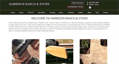 Desktop Screenshot of harrisonranchandstone.com