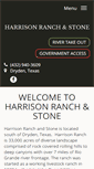 Mobile Screenshot of harrisonranchandstone.com